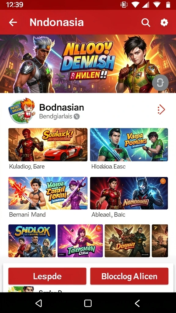mustang77 - Screenshot menunjukkan karakter utama dalam aksi.